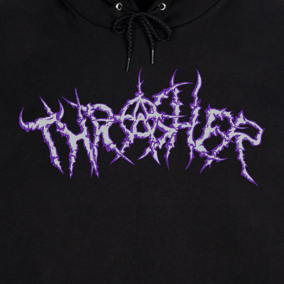 THORNS PULLOVER HOOD - BLACK