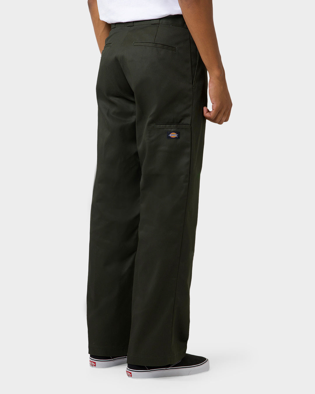 SUPER BAGGY LOOSE FIT WORK PANTS - OLIVE GREEN