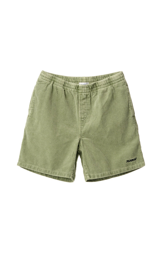 91 WIDE CORD BEACHSHORT - PIGMENT ARTICHOKE