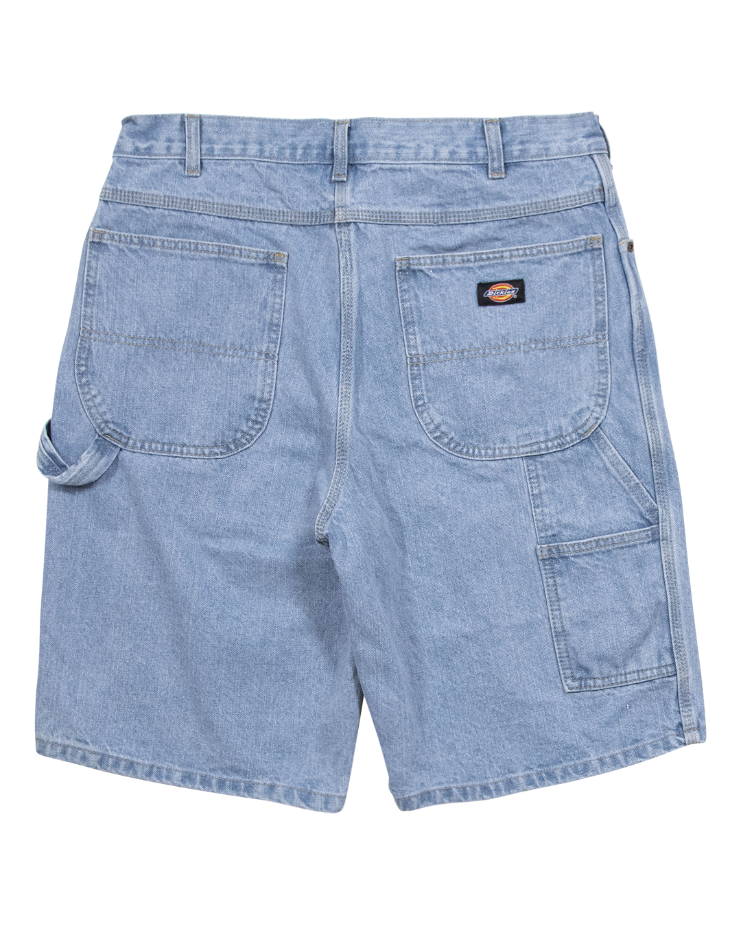 11'' RELAXED FIT DENIM CARPENTER SHORTS - LIGHT INIDGO